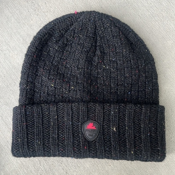 Men's Pajar Knitted Beanie Winter Hat Black One Size NWOT - Picture 1 of 3